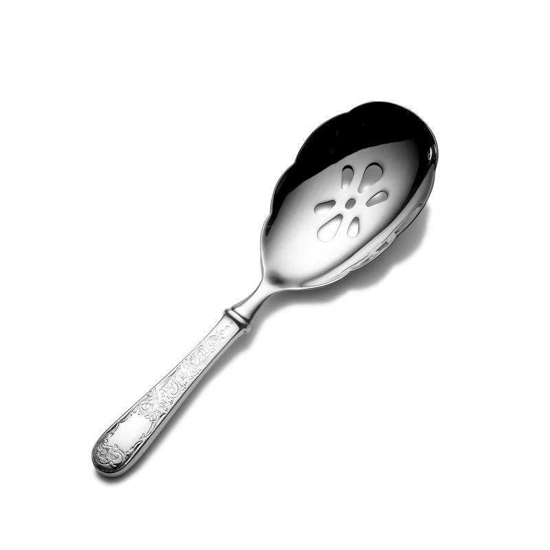 Old Maryland Engraved Pierced Serving Spoon