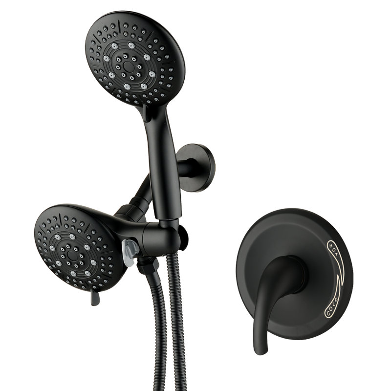 All-In-One Kit with Rough in-Valve, Matte Black
