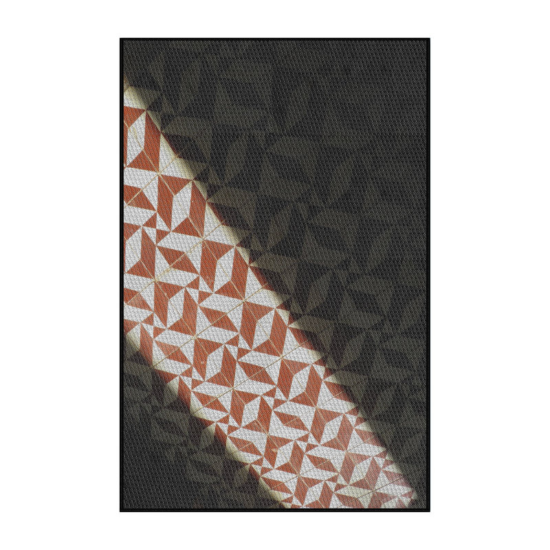 Tapis noir Kilmersdon, Rectangle 5 pi x 7 pi