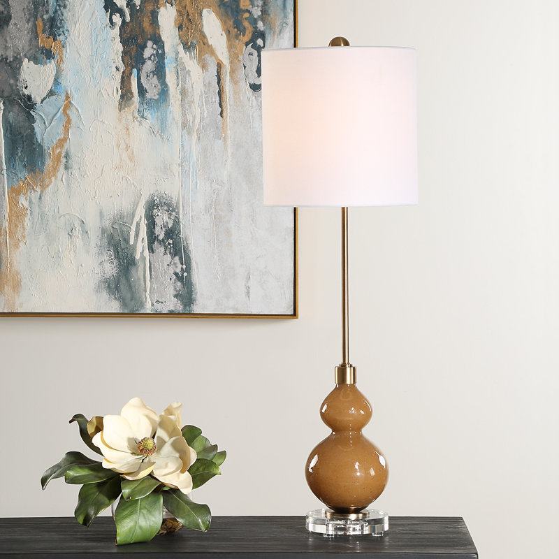 Lampe en verre Lavaria Caramel