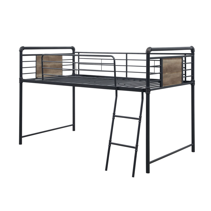 Lit mezzanine simple avec glissade Tisbury