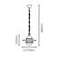 Hydesdale Outdoor Hanging Lantern-255735695
