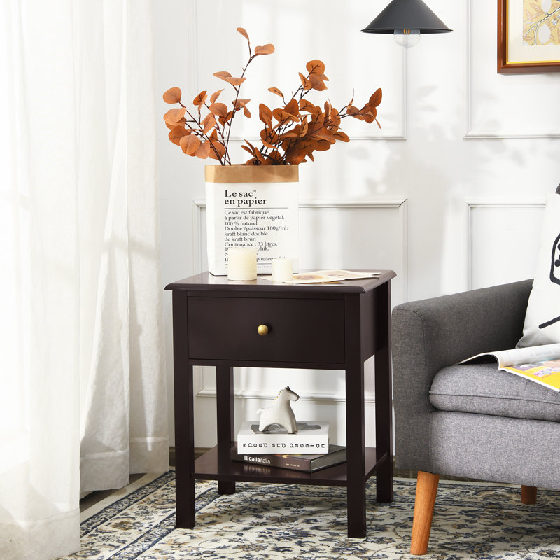 Ankeny Nightstand, Brown, 1