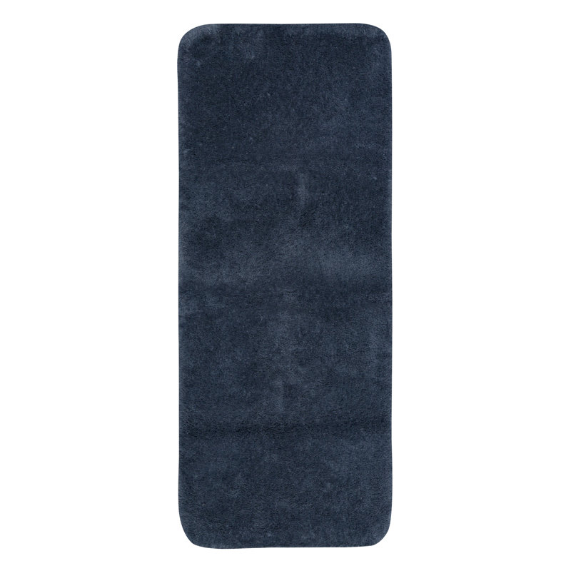 Tapis pour salle de bain Benedetti, Bleu ardoise, L 24 po x L 60 po