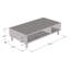 Table basse à 4 pieds avec rangement