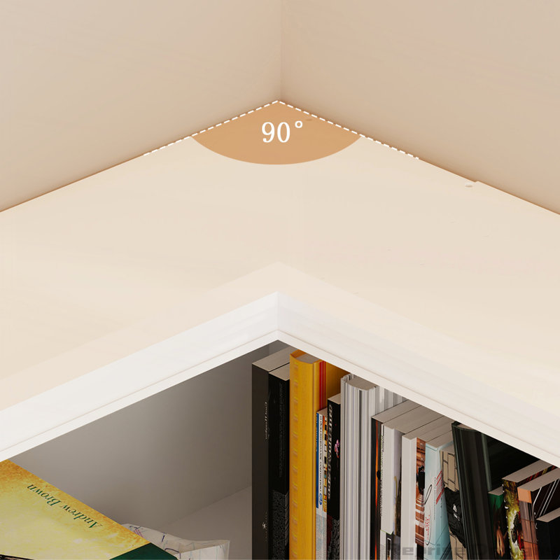 Bibliothèque d'angle à 5 niveaux