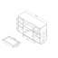 Buffet avec tiroir, buffet d'appoint