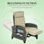 Méridienne inclinable, Fauteuil inclinable d'extérieur