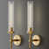 Koutarou 19.48" Dimmable Tube Wall Sconces, Solid Copper Base Sconces Wall Lighting(Bulbs Included)
