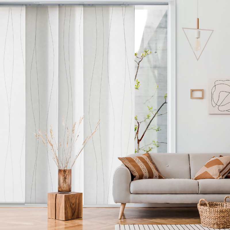 Sharmaine Semi-Sheer White Vertical Blind