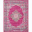 Tapis à motif oriental fuchsia rose Abbate-1291918946