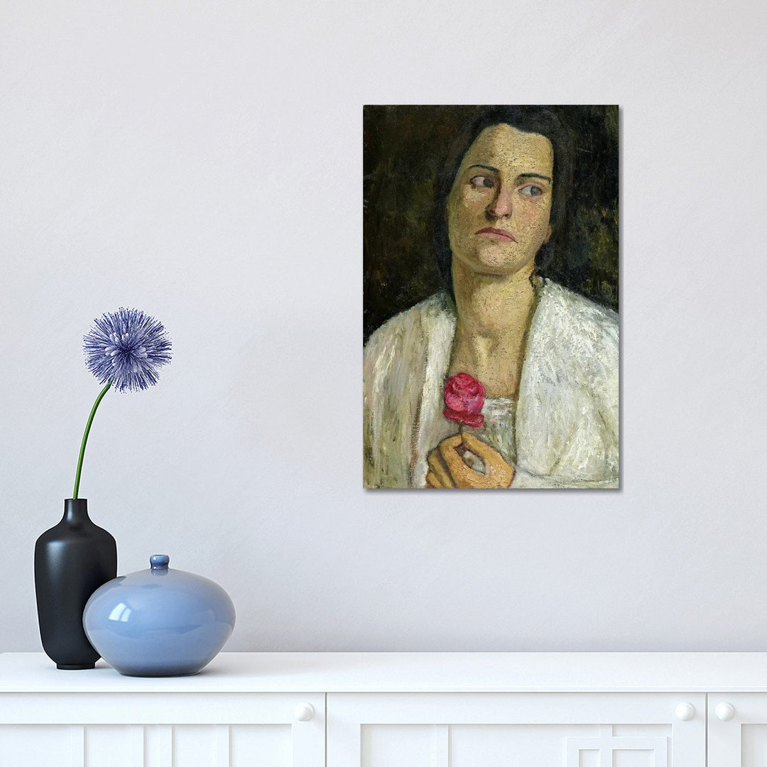 The Sculptress Clara Rilke-Westhoff, 1905 by Paula Modersohn-Becker - Wrapped Canvas Painting