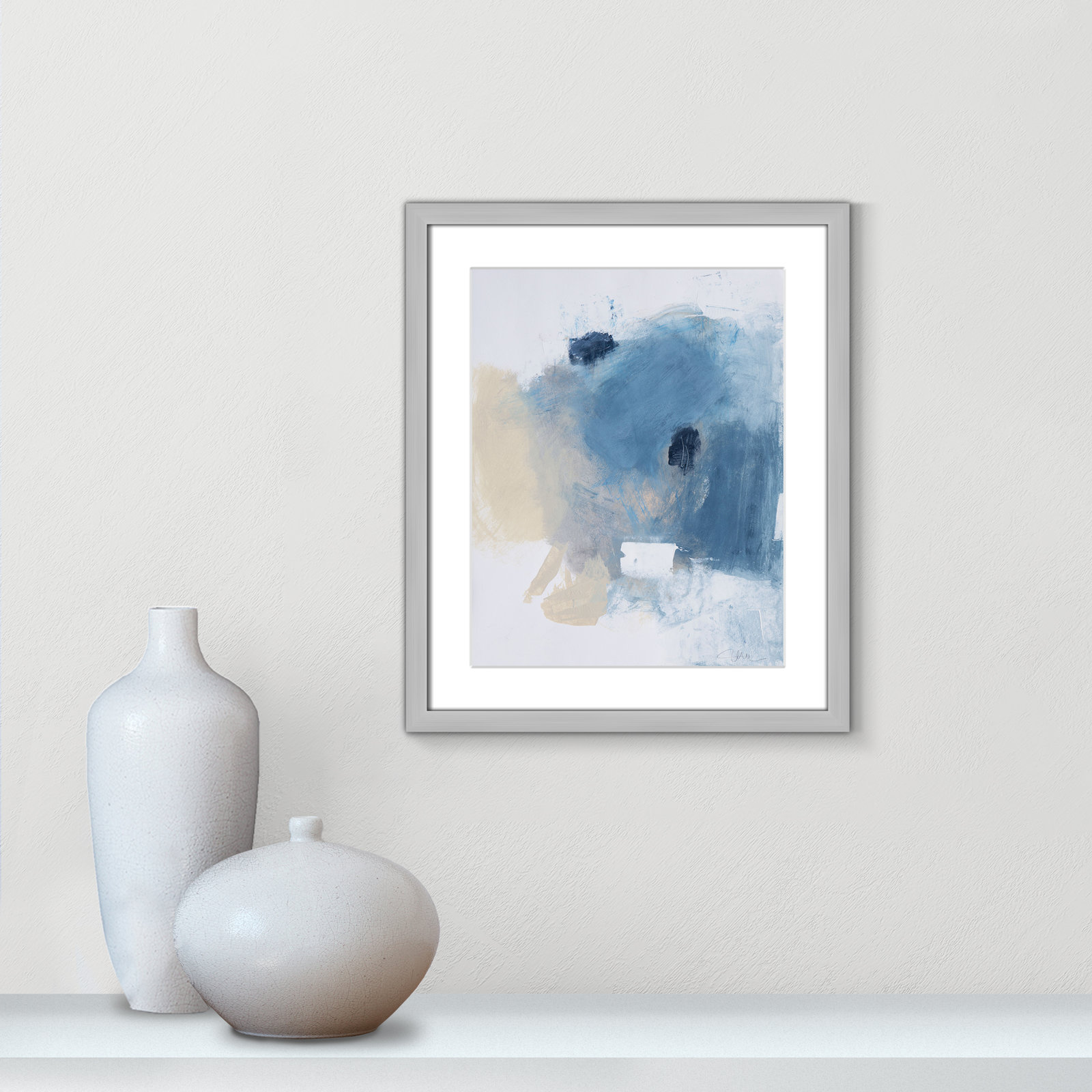 Coastal Carnival I Print by Casa Fine Arts, White, 19" H x 16" W x 1.25" D, Silver Single Picture Framed Paper