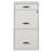 14.25'' Wide 3 -Drawer Steel File Cabinet