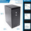 Coffre-fort de 27 pieds cubes avec cloison anti-vol et clé de sécurité double de 23,39 lb