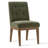 6-Piece Tweed Upholstered Solid Wood Legs Dining Chair Set-1429808484
