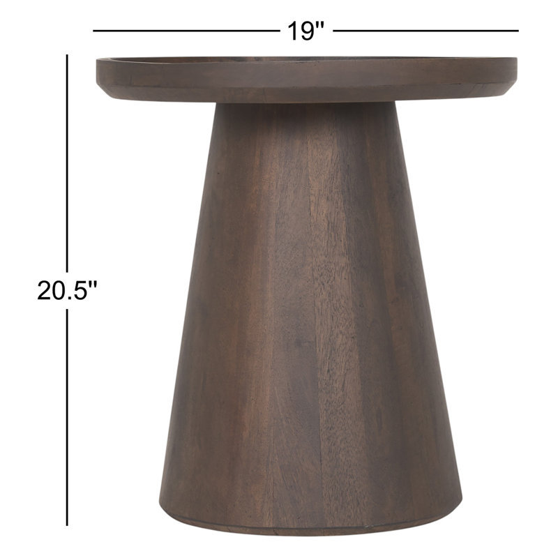 Rebecka Solid Wood End Table