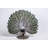 Peacock with Feathers Out Statue