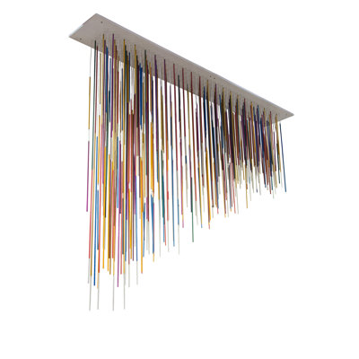 Pae Kukuna 107 - Light Anodized LED Cluster Pendant