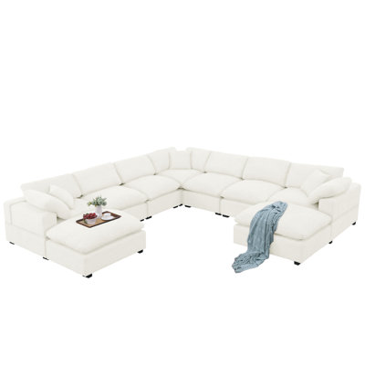 Corto Nine Piece Oversized Reversible Corner Sectional