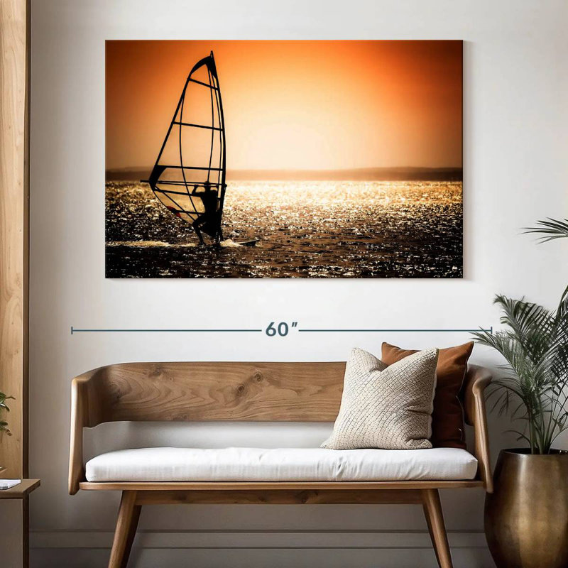 Sireci Windsurfer Sunset, 34" H x 51" W