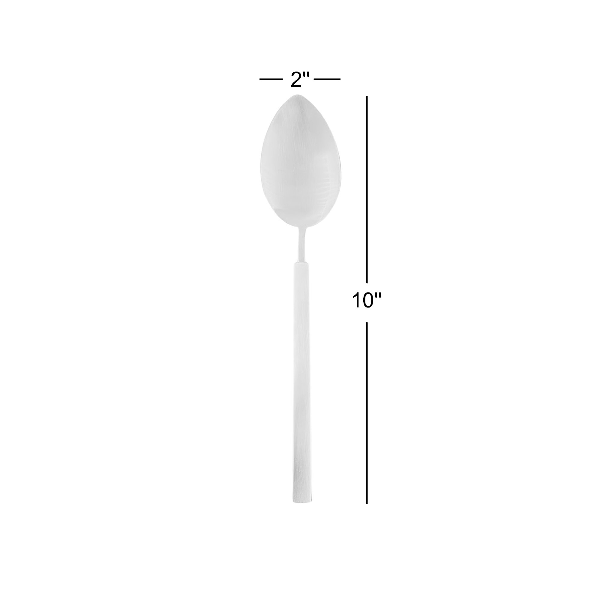 Hvar Stainless Steel Salad Servers, Silver/Gold