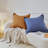 Euro Sham Covers Set Of 2, 26X26 Decorative Cotton Flax Blend Throw Pillow Cover Farmhouse Pillow Shams For Chair Couch Sofa Bedroom Living Room Home Decor-115585273