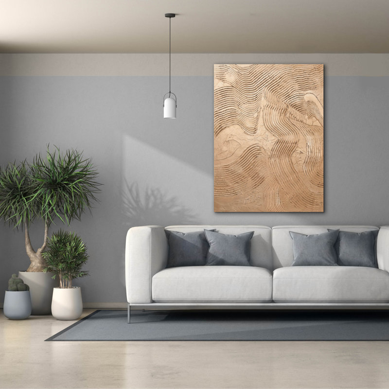  «Metallic - Copper» par Design Fabrikken, art mural sur toile, H 54 po x l 40 po