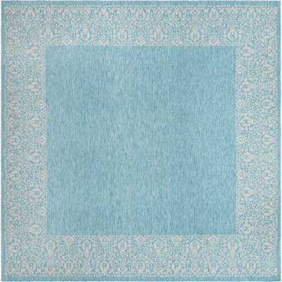 Tapis extérieur d'extérieur couleur océan