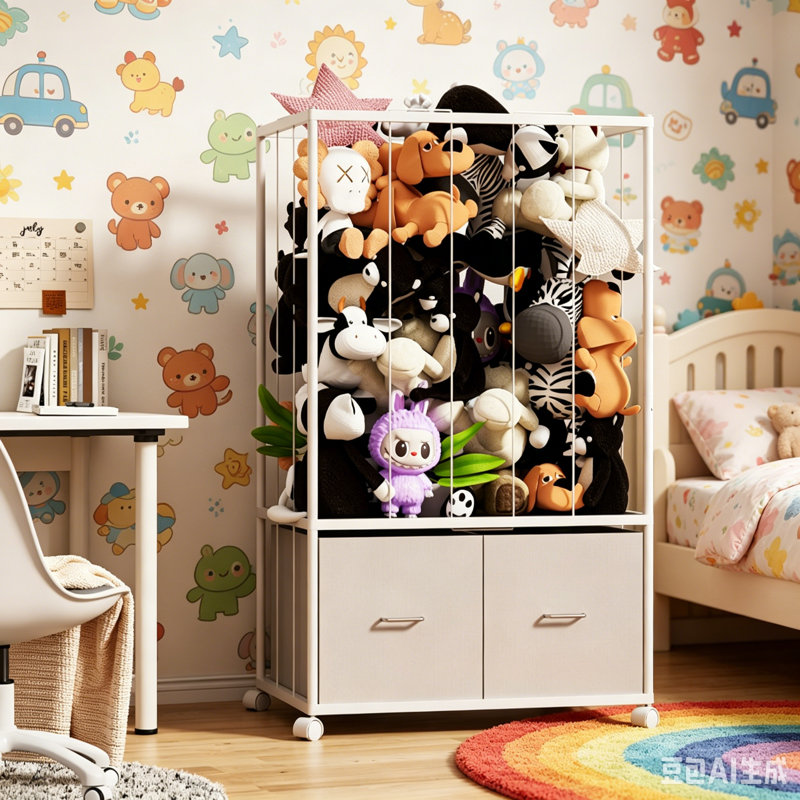 Étagère de rangement pour jouets, unité de rangement de salon, étagère de rangement pour jouets de grande capacité.