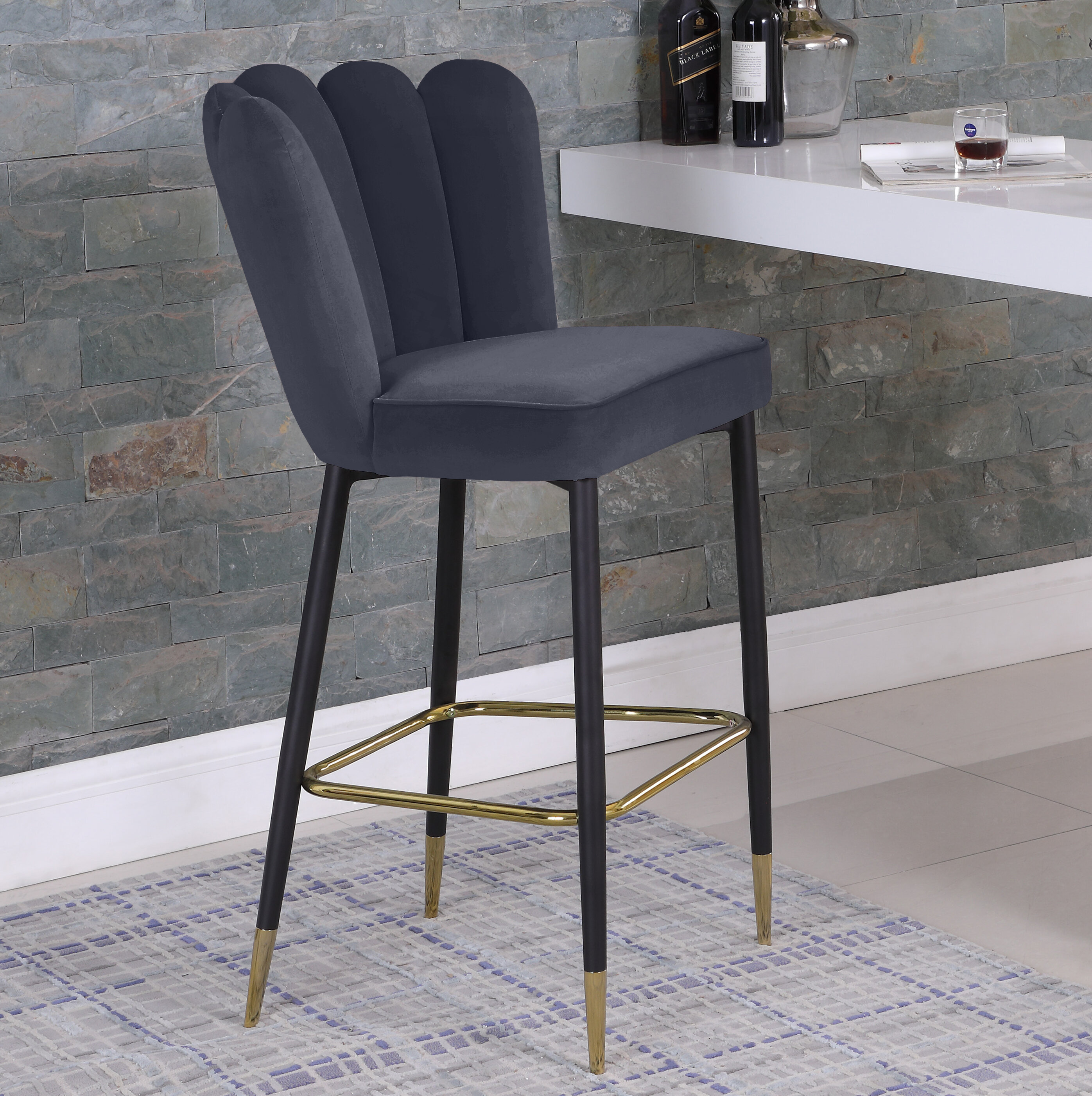 Everly Quinn Sonette 30.5'' Bar Stool & Reviews | Wayfair