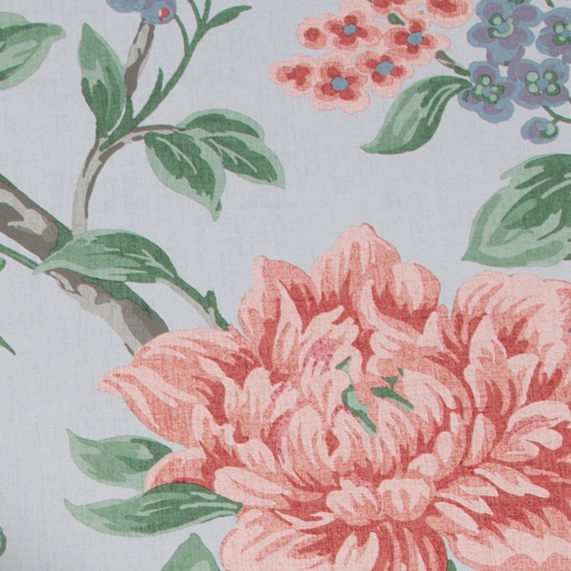 Laura Ashley Tapestry Floral Wallpaper Roll, Slate Grey