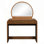 Table de coiffeuse 39 "avec miroir, miroir éclairé à écran tactile, coiffeuse avec tiroir pour chambre à coucher, espresso