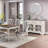 Transitional Style 7pc Dining Set-390544145