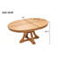Tables de salle à manger extensibles (table seule, sans chaises, avec plateau et pieds), bois d'hévéa, cuisine moderne