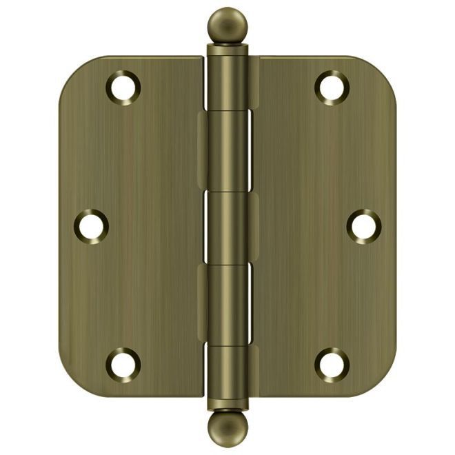 Steel Butt Bearing Hinge, Polished Brass