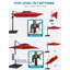 Parasol de patio extérieur en porte-à-faux avec couvercle Deboah-402511647-302550694
