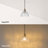 Abner Metal Pendant with Bark-Textured Glass Shades-1188212123