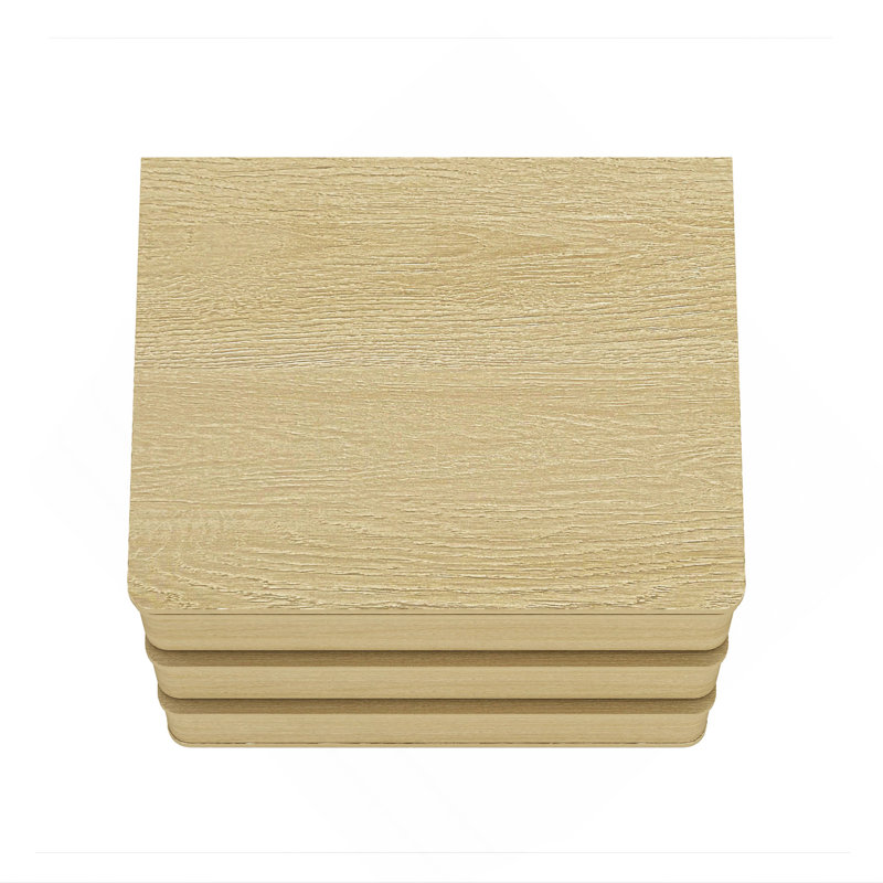 Table de chevet 26 po Molly en chêne naturel (3 tiroirs)