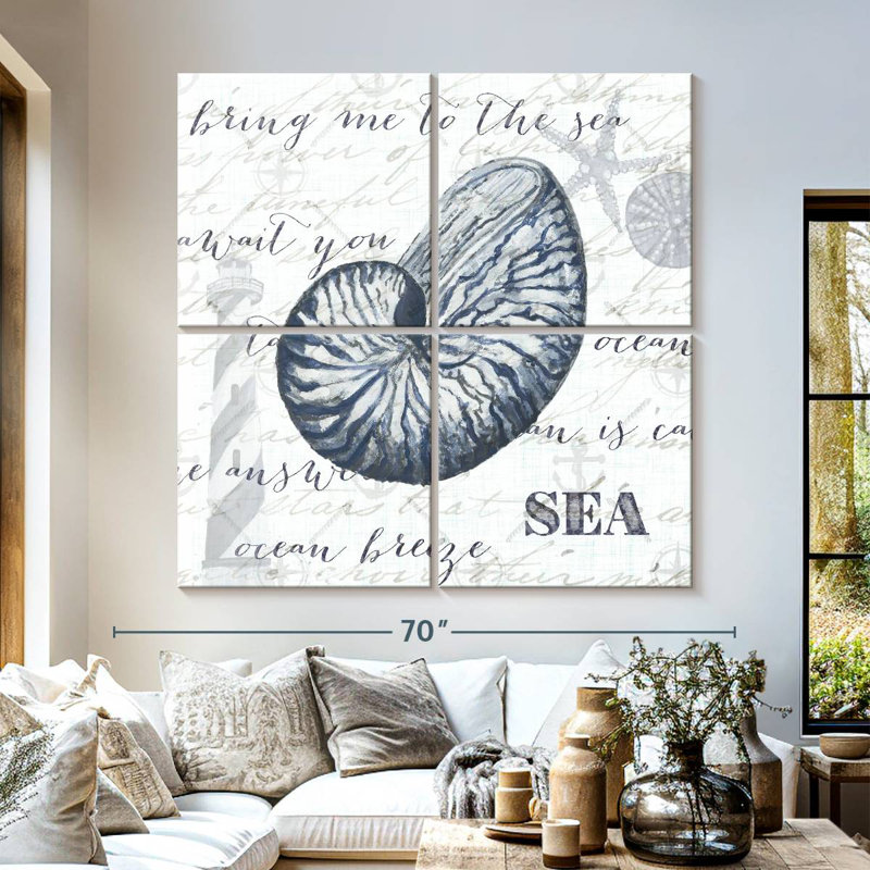 Brampt Indigo Shell II, 57" H x 57" W