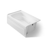 Mariposa® 60" x 36" Alcove in Whirlpool Acrylic Bathtub with Heater