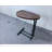 C-Shaped Side Table, C Table End Table for Sofa and Bedside, Couch Side Tables, Wood C-Shaped End Table with Metal Frame Slide for Bedroom Living Room ()-125570414