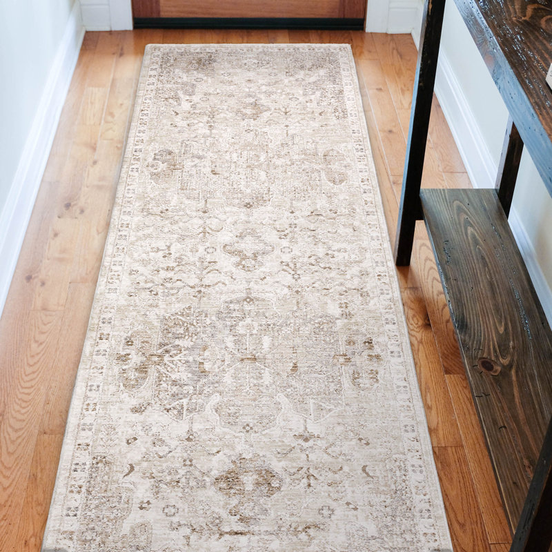 Tapis chypre Cy3 de Chypre, Tapis de couloir 2 pi 3 po x 7 pi 10 po