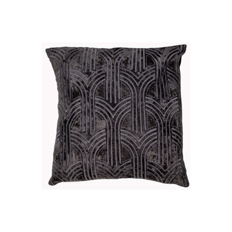 Sqaure Throw Cushion, Black
