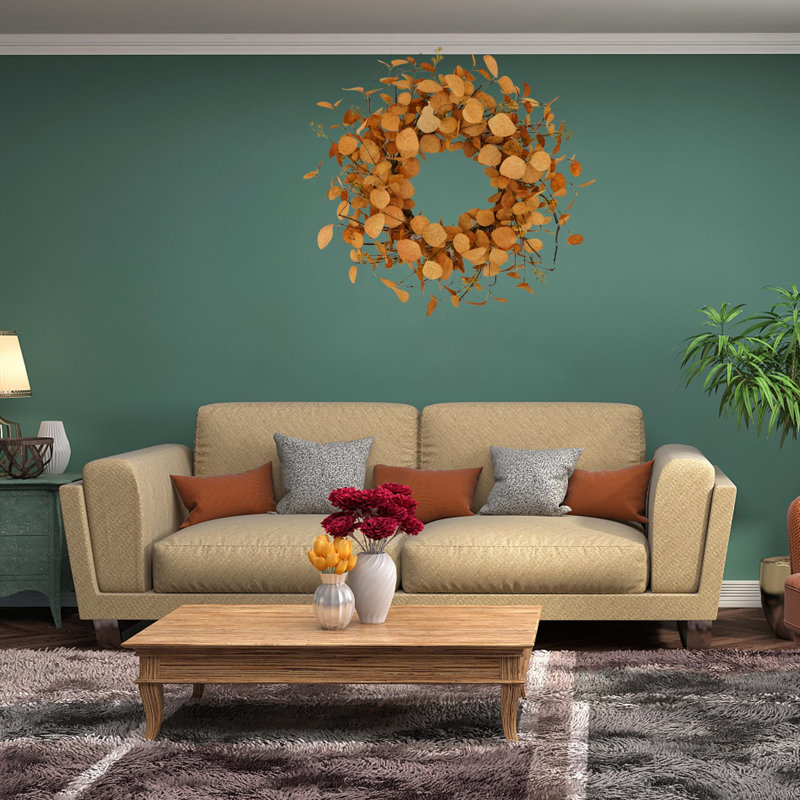 Couronne d'eucalyptus artificiel 20 pouces