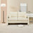 58.66" Small Modern Loveseat Sofa in Mid-Century Chenille Fabric with Back Cushions-1959370922