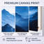 Bleu noir Cranon III - décoration murale rustique, impressions encadrées sereines-1775572334-1775572305