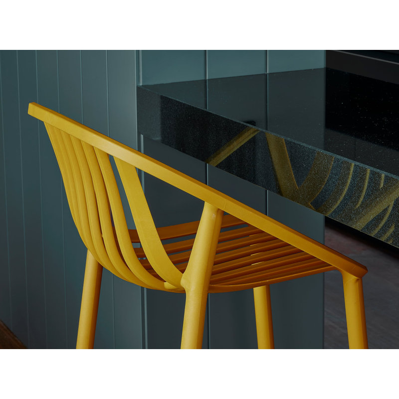 Tabouret haut Bini, Toscan, Siège d'une hauteur de 25,79 po