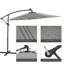 Parasol de patio octogonal en porte-à-faux décalé à DEL 10 pi Dannii-Leigh-945951602