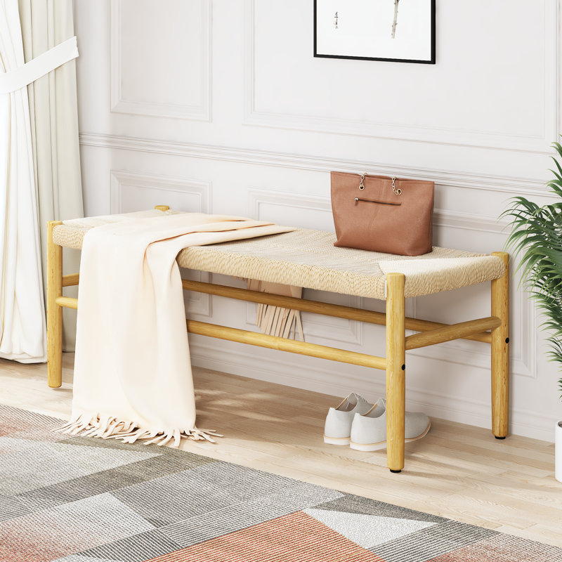 Banc en bois massif Aaditya